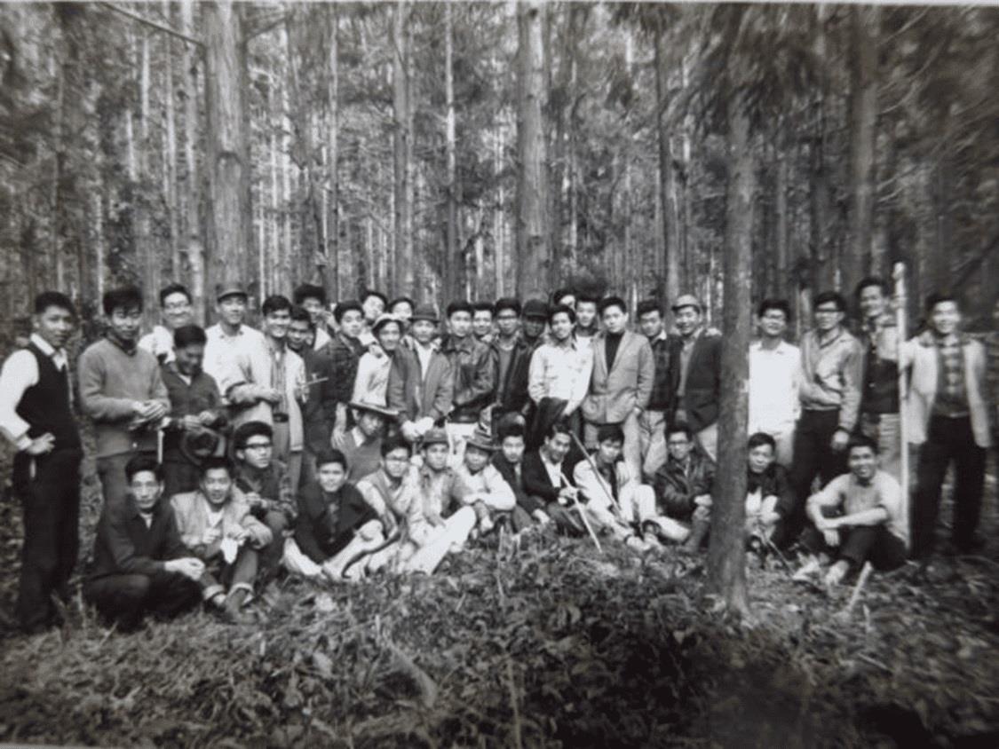 霧林老兵，拍攝於民國40年左右（森保處提供）。