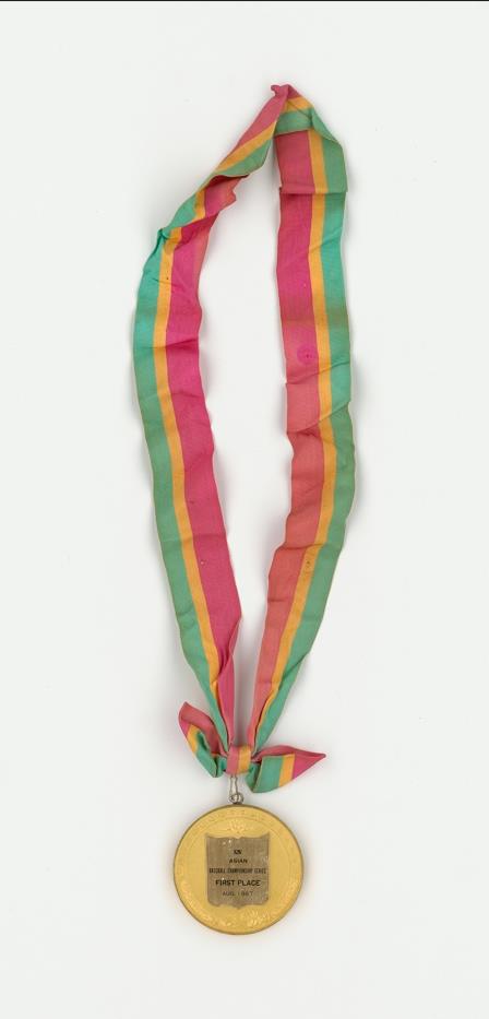 XIV ASIAN BASEBALL CHAMPIONSHIP SERIES FIRST PLACE （第14屆亞洲棒球錦標賽冠軍） AUG. 1987-2