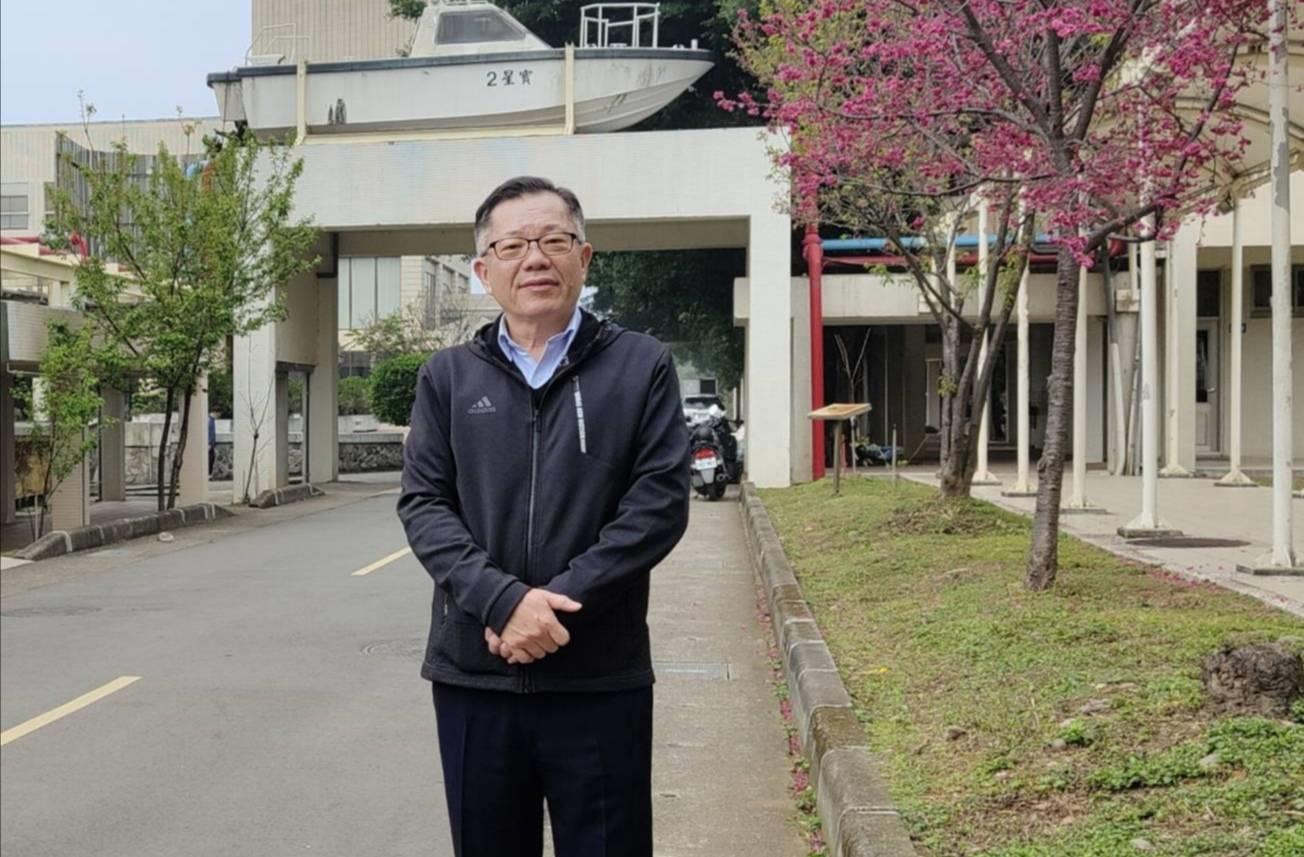 于青雲先生攝於海委會海巡署教育訓練測考中心2