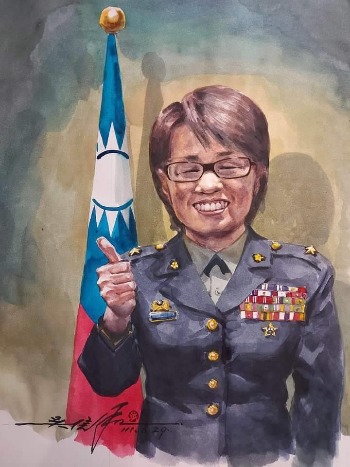 台東首位女將軍-龔瓊玉。