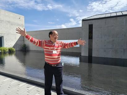 吳銘和參加榮家自強活動於故宮南院