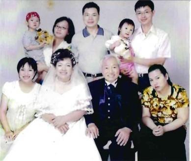 姚輝伯伯80歲時全家福照