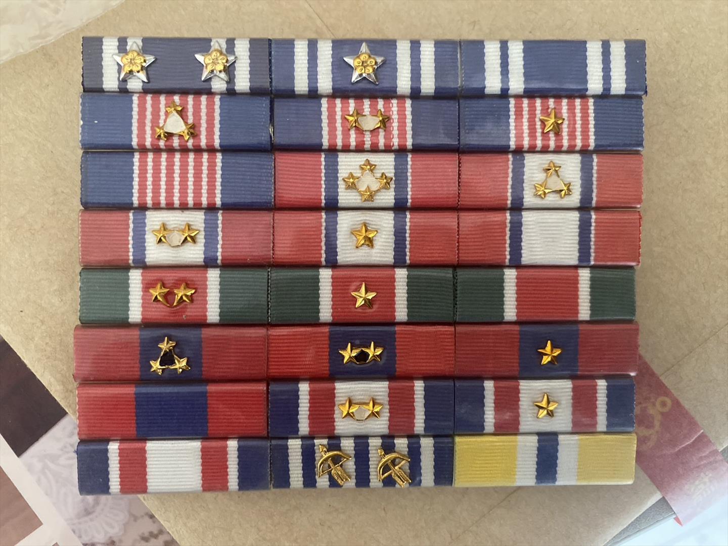 冷承斌一生榮耀─海軍勳表照