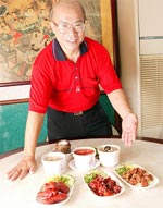 黃炳森親自下廚所料理出的精緻福州菜套餐
