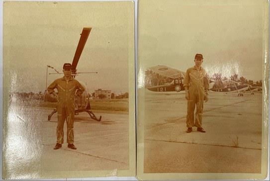 林文照伯伯，海軍陸戰隊空中觀測機中隊。