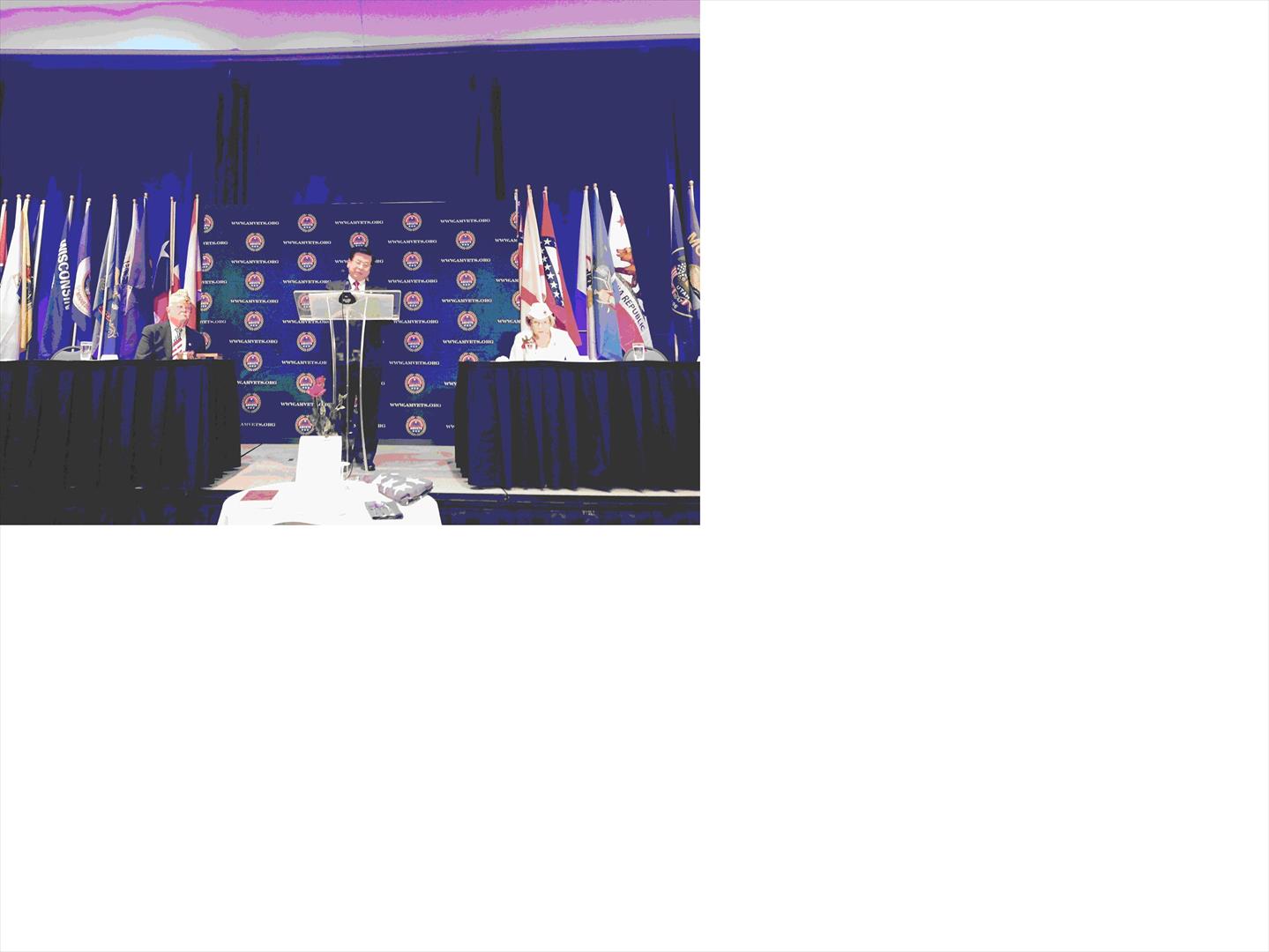 金筱輝副主任委員應邀出席美國退伍軍人協會2015年年會