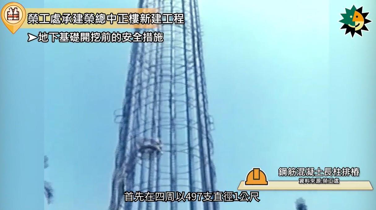 圖3-鋼筋混凝土長柱排樁