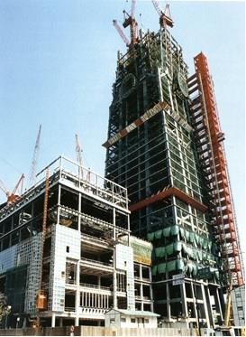 民國92年-101大樓裙樓興建中