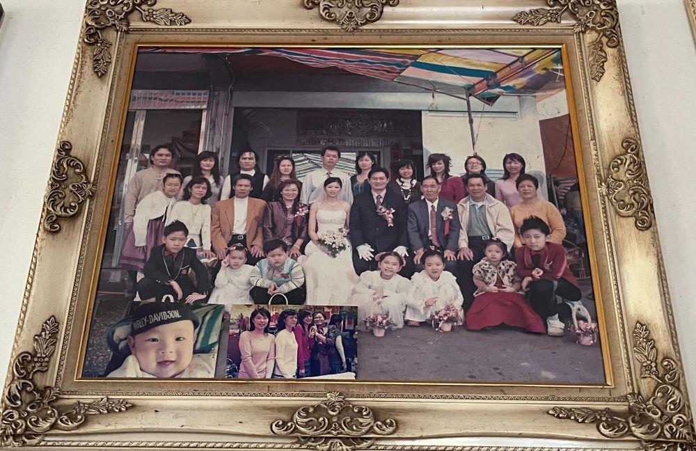 蘇張廷秀兒子結婚家人合影