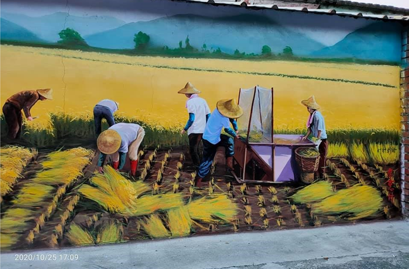 圍牆彩繪創作美化社區